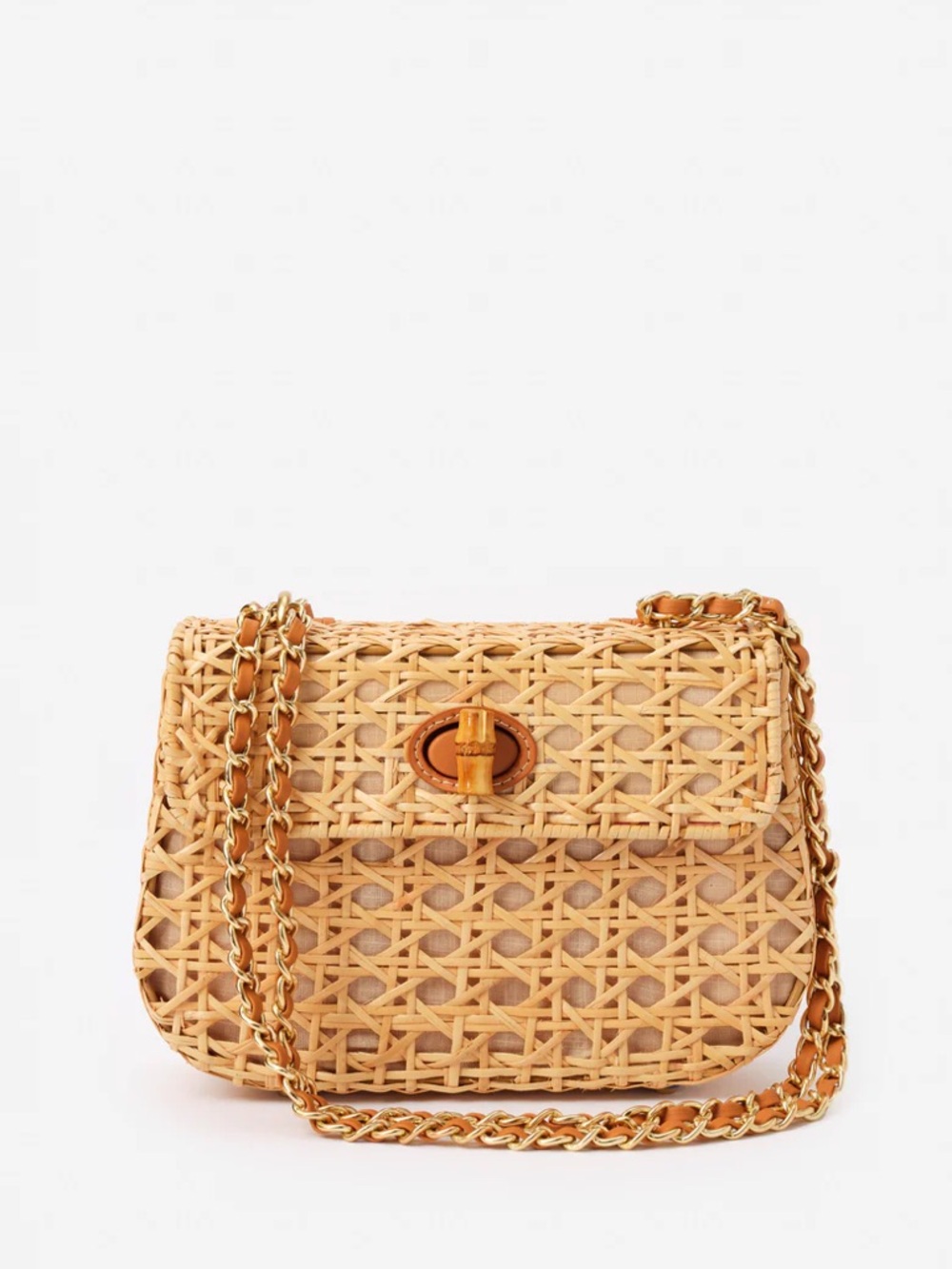 J. McLaughlin Waverly Wicker Handbag
